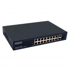 OSNOVO SW-61621(300W) PoE коммутатор Fast Ethernet на 16 портов