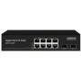 SW-80802(150W) PoE коммутатор Gigabit Ethernet на 8 RJ45+2 SFP порта.