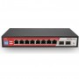 PND-M8GP-2F 10-портовый управляемый L2,WEB интерфейс