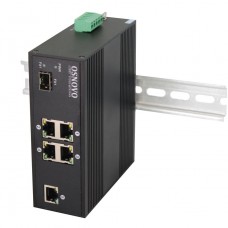 OSNOVO SW-40501/IC Промышленный PoE коммутатор Fast Ethernet на 6 портов.