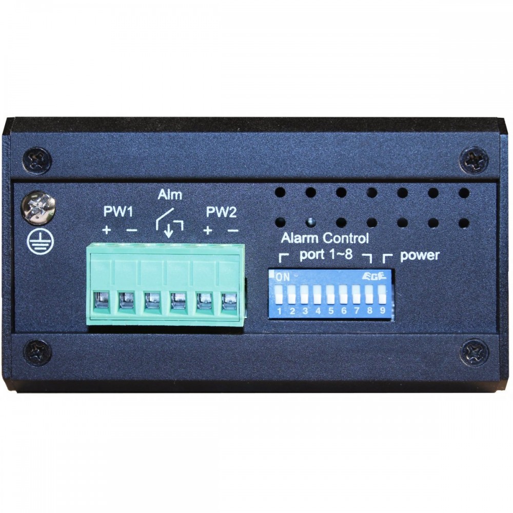 SW-60602/ILC Промышленный управляемый (Web Managed) PoE коммутатор на 8 портов.