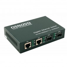 OSNOVO SW-70202 Неуправляемый коммутатор Gigabit Ethernet на 4 порта.