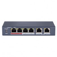 HiWatch DS-S604P Сетевой неуправляемый коммутатор