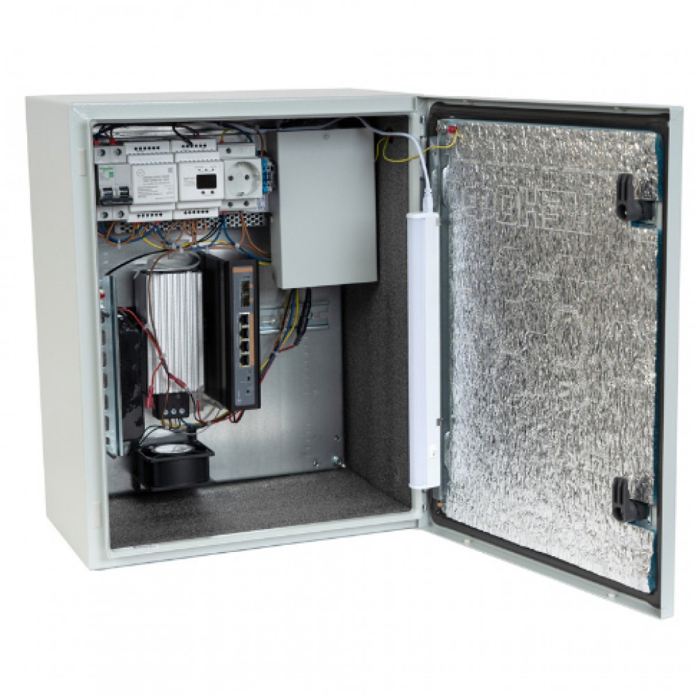 SKAT PoE-UPS-4E-2S Li-ion исп.5 Специализированный неуправляемый уличный бесперебойный PoE Plus комм