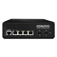 OSNOVO SW-80402/IL Промышленный управляемый (L2+) PoE коммутатор