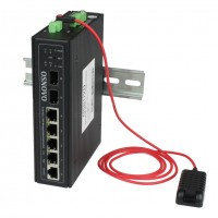 OSNOVO SW-80402/ILS(port 90W,180W) Промышленный управляемый (L2+) HiPoE коммутатор Gigabit Ethernet