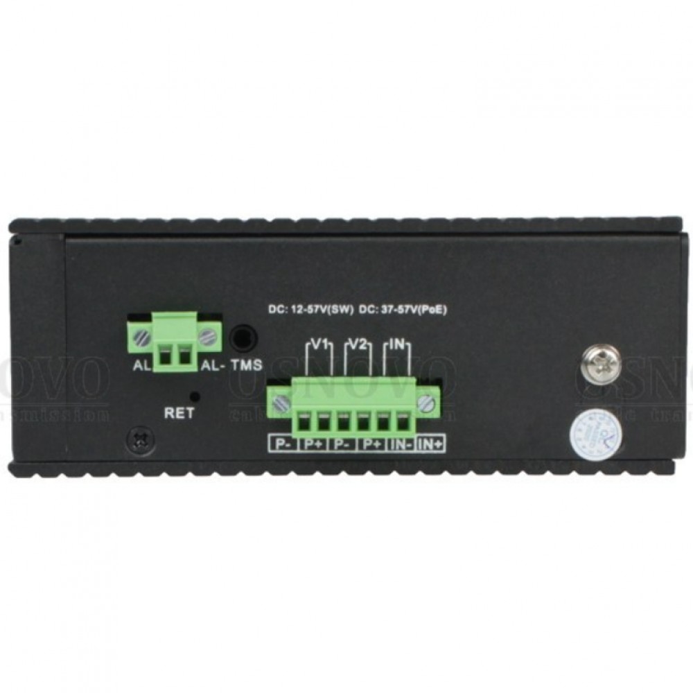 SW-80802/ILS(port 90W,300W) Промышленный управляемый (L2+) HiPoE коммутатор
