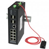OSNOVO SW-80804/ILS(port 90W,720W) Промышленный управляемый (L2+) Ultra PoE коммутатор
