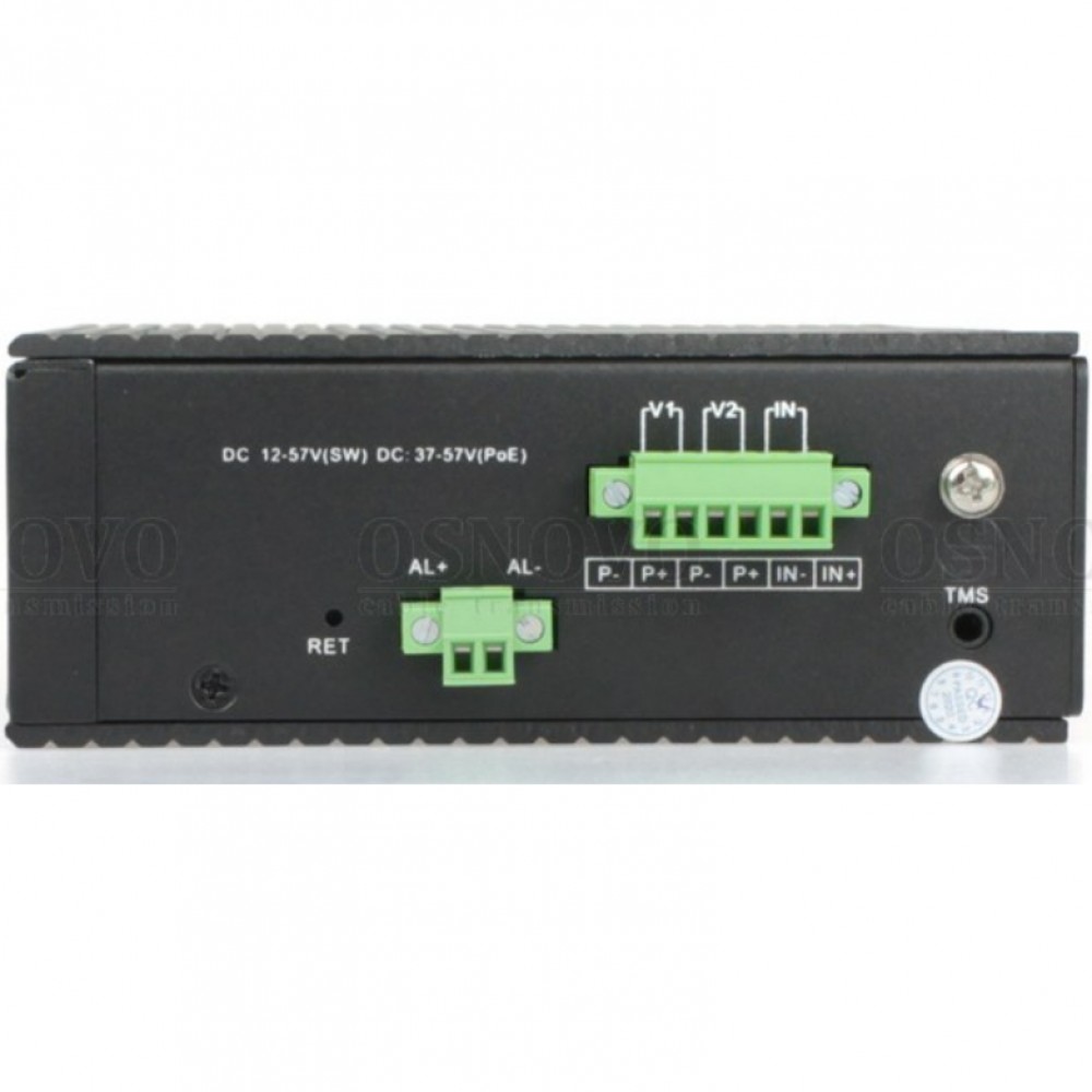 SW-81602/ILS(Port 90W, 600W) Промышленный управляемый (L2+) HiPoE коммутатор