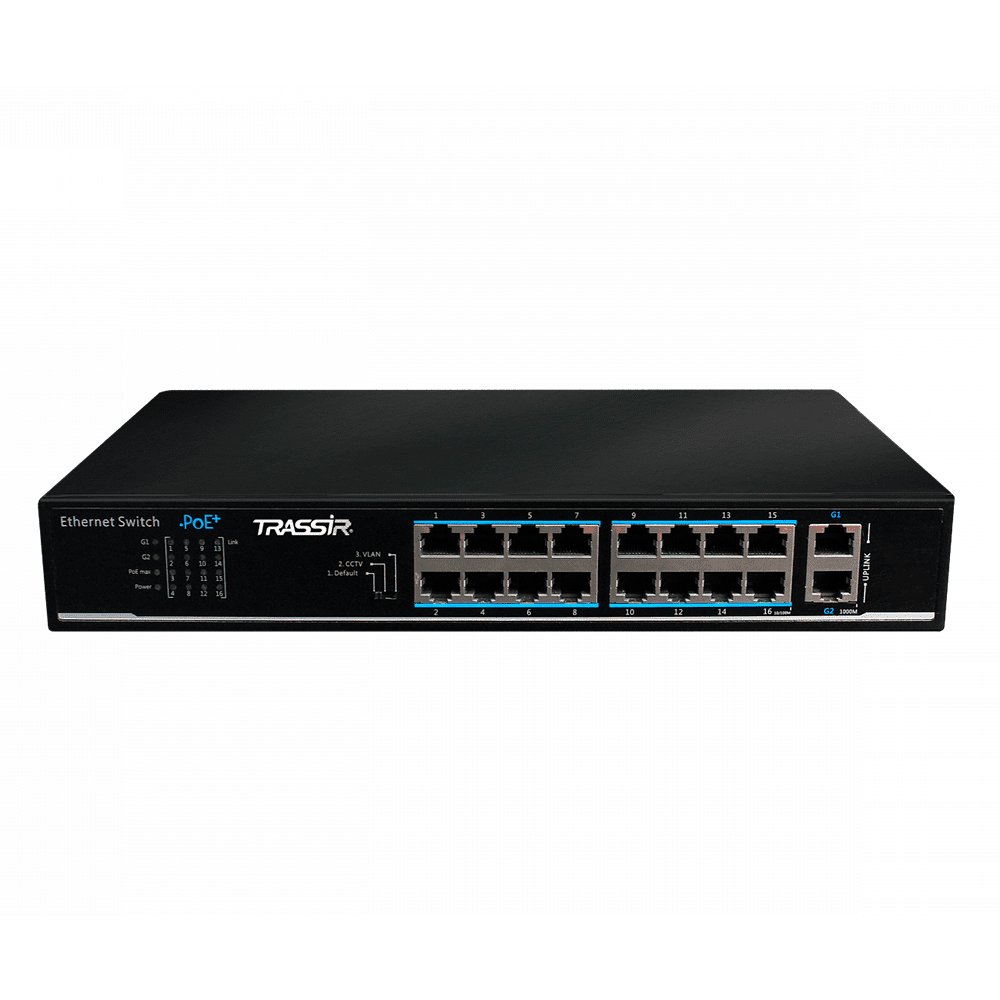 TR-NS1018-135-16POE v2 Неуправляемый коммутатор   с 16 PoE портами