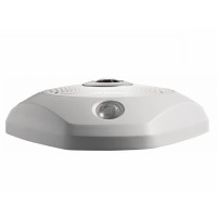 Hikvision DS-2CD6365G0-IS (1.27 мм) 6 Мп fisheye IP-камера с ИК-подсветкой до 15 м
