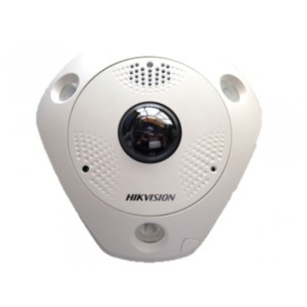DS-2CD6365G0-IVS (1.27 мм) 6 Мп fisheye IP-камера с ИК-подсветкой до 15 м