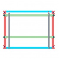 Hikvision DS-DN4655W/U Настенный кронштейн для видеостены