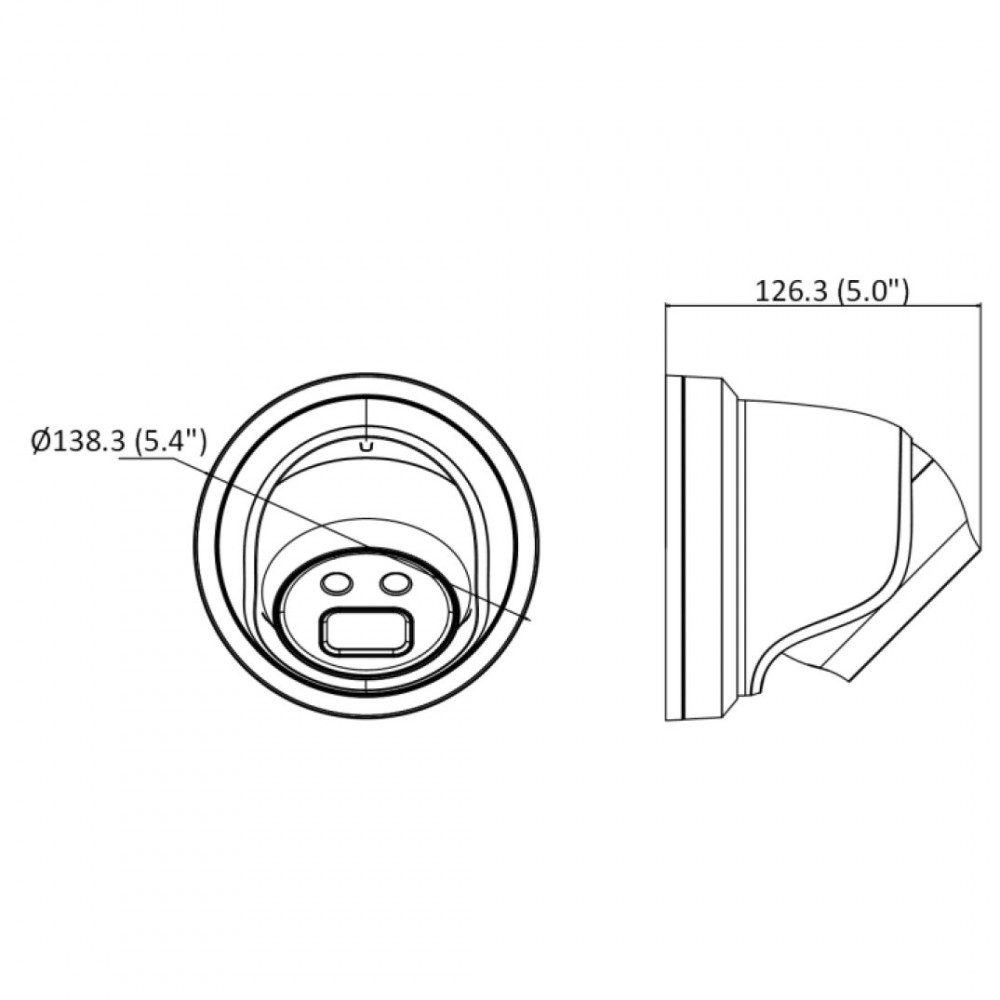 DS-2CD3386G2-IS (2.8 мм) 8Мп уличная купольная IP-камера