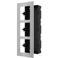 Hikvision DS-KD-ACF3/S Врезная монтажная рамка на 3 модуля