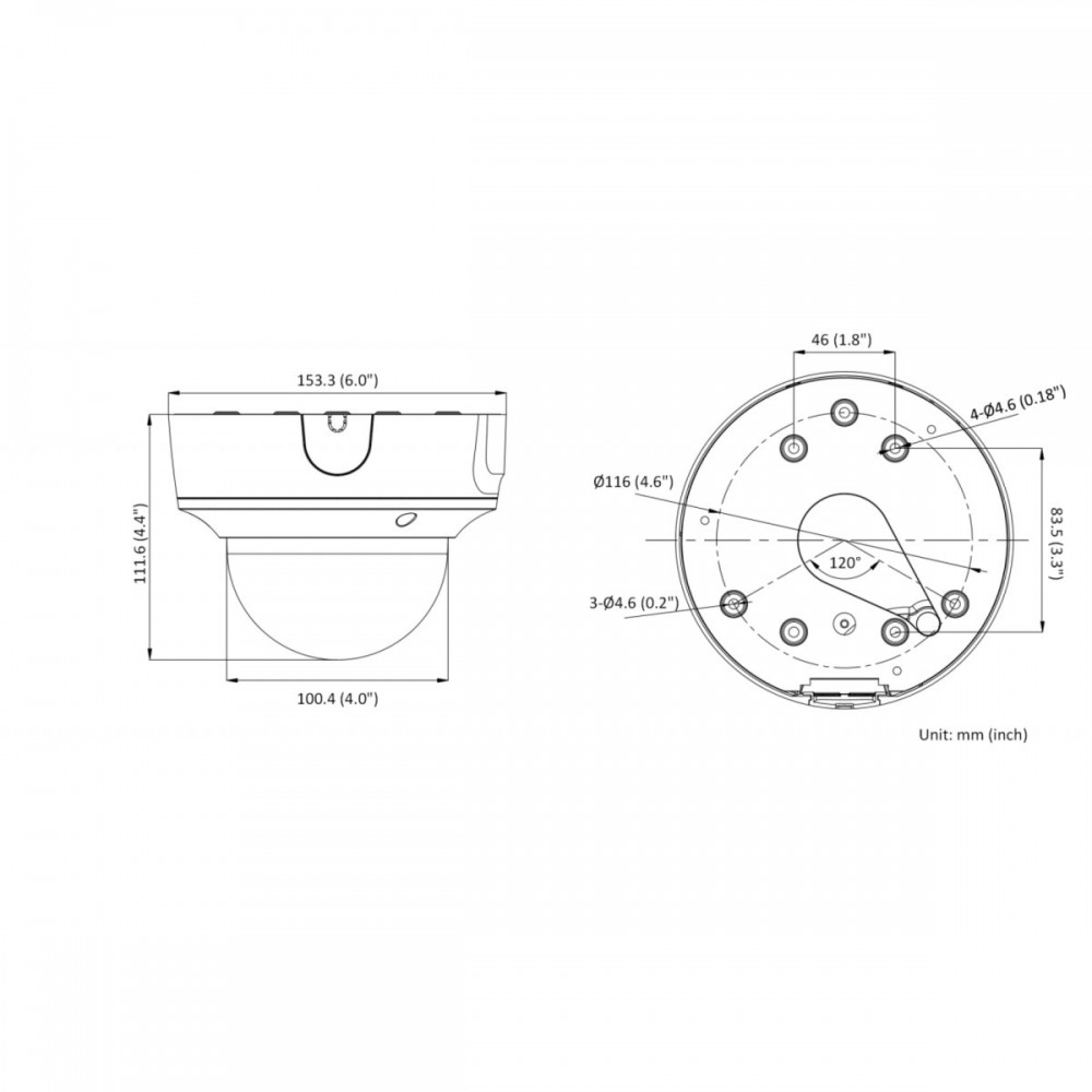 DS-2CD3726G2T-IZS (2.7-13.5 мм) 2Мп уличная купольная IP-камера