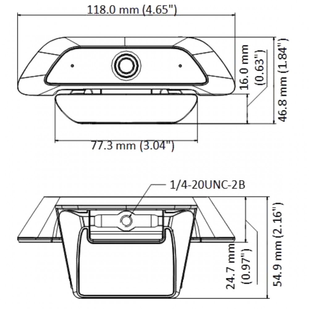 DS-U12 (3.6 мм) 2 Мп USB-камера