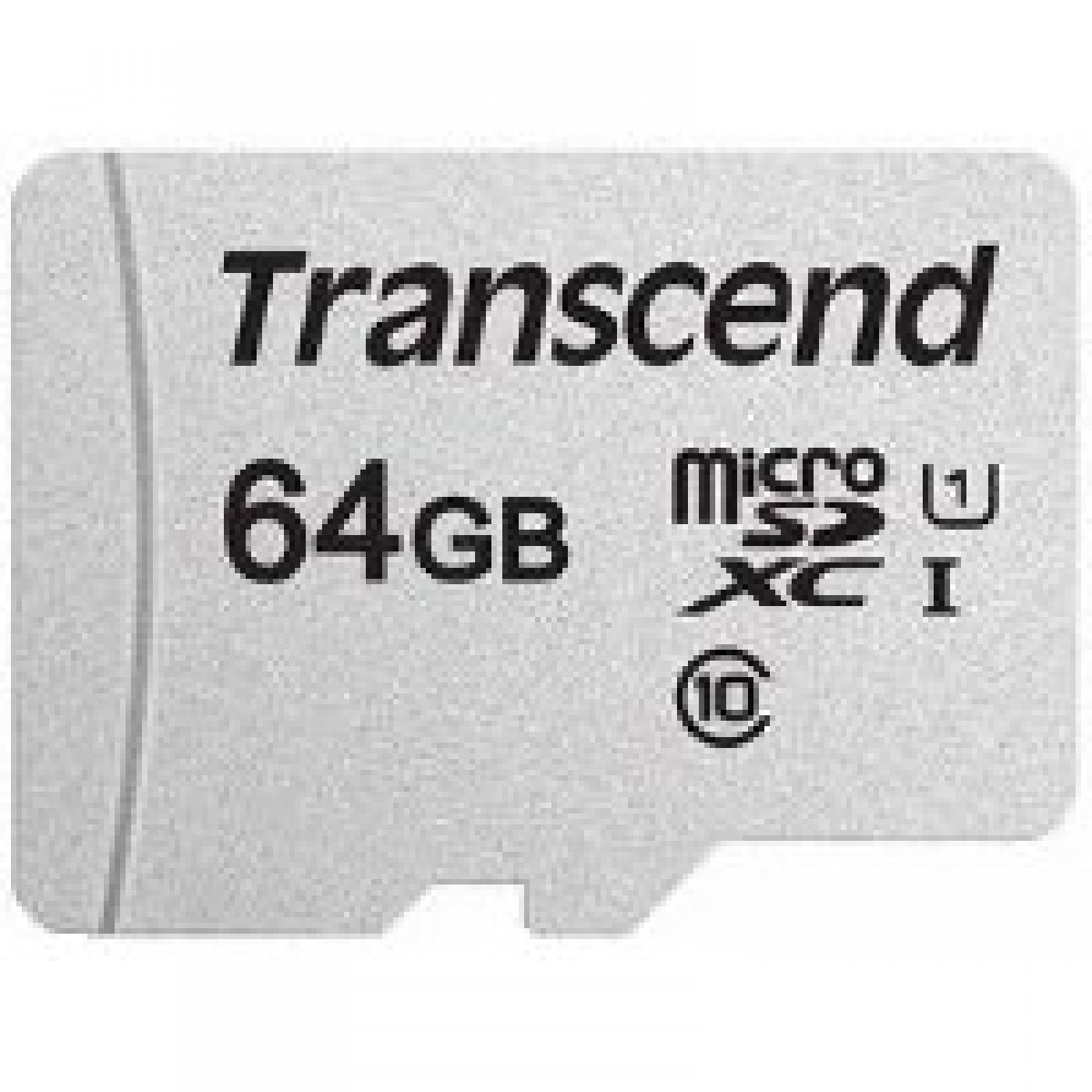 Карта памяти microSDXC UHS-I U1 TRANSCEND 64 ГБ, 95 МБ/с