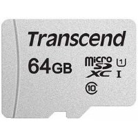 Карта памяти microSDXC UHS-I U1 TRANSCEND 64 ГБ, 95 МБ/с