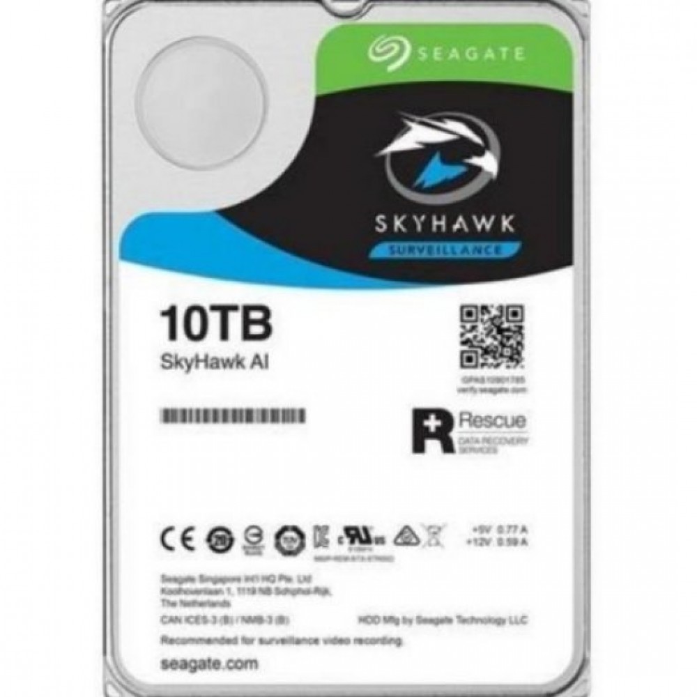 HDD 10 TB ST10000VE0008 Жесткий диск Skyhawk 10Тб
