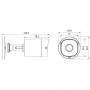EZ-HAC-B1A11P-0360B Камера видеонаблюдения HDCVI цилиндрическая