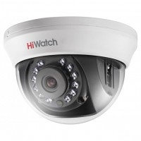 HiWatch DS-T201(B) (2.8 мм) 2Мп внутренняя купольная HD-TVI камера