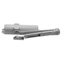 Dorma TS68 серебро дверной доводчик со складным рычагом  Фиксация двери в открытом положении, до 90кг