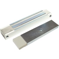 ALer AL-400-12W-Premium Электромагнитный замок с герконом и Холлом, 12В, 400 кг, белый