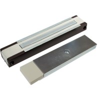 ALer AL-400-12B-Premium Электромагнитный замок с герконом и Холлом, 12В, 400 кг, коричневый