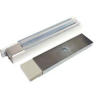 ALer AL-300-12W-Premium Электромагнитный замок с герконом и Холлом, 12В, 300 кг, белый