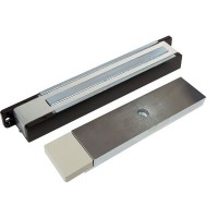 ALer AL-300-12B-Premium Электромагнитный замок с герконом и Холлом, 12В, 300 кг, коричневый