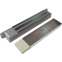 ALer AL-300-12S-Premium Электромагнитный замок с герконом и Холлом, 12В, 300 кг, серый