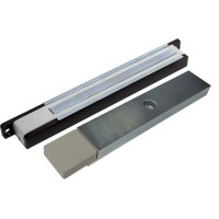 ALer AL-200-12B-Premium Электромагнитный замок с герконом и Холлом, 12В, 200 кг, коричневый