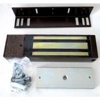 AccordTec ML-295KB с уголком Электромагнитный замок, 12V DC, не более 0,47 A, усилие 300 кг