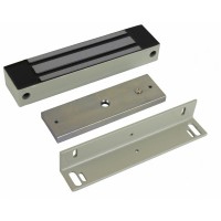 AccordTec ML-350N K-2 с уголком, цвет серый Электромагнитный влагозащищенный замок IP67, 12V DC