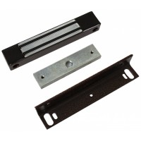 AccordTec ML-350N KB-2 с уголком, цвет коричневый Электромагнитный влагозащищенный замок IP67, 12V DC