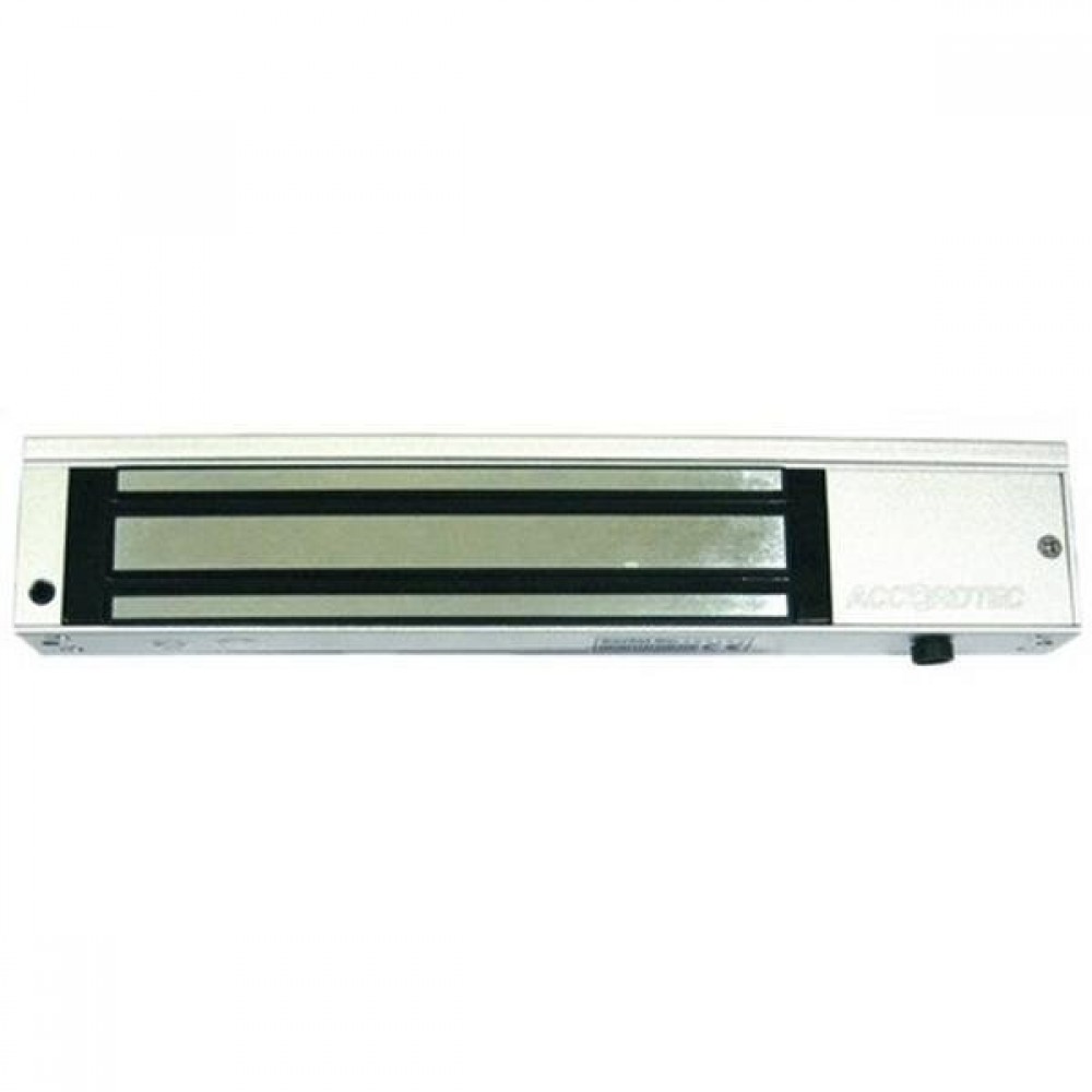 ML-295AL Электромагнитный замок, 12V DC, не более 0,48 A, усилие 280 кг, 250x42x25, офисный дизайн