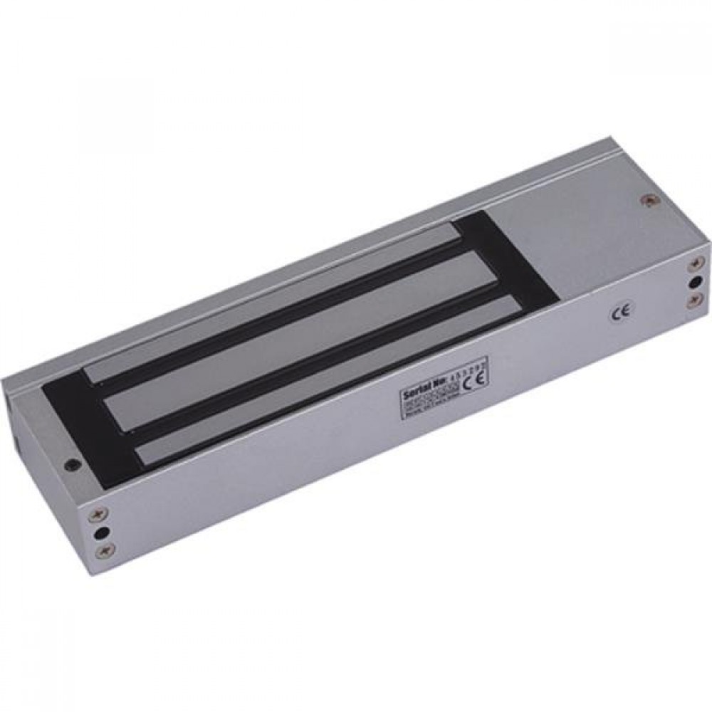 ML-500A Электромагнитный замок, 12V/24V DC, не более 0,5 A, усилие 500 кг, планка в комплекте.