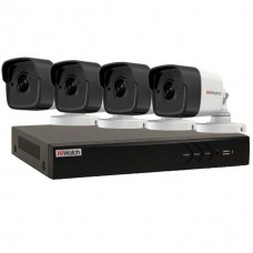 Комплект видеонаблюдения Дача-4IR IP-2Mpix на 4 уличных IP камеры с разрешением FullHD (1920*1080) и ИК подсветкой до 30 метров