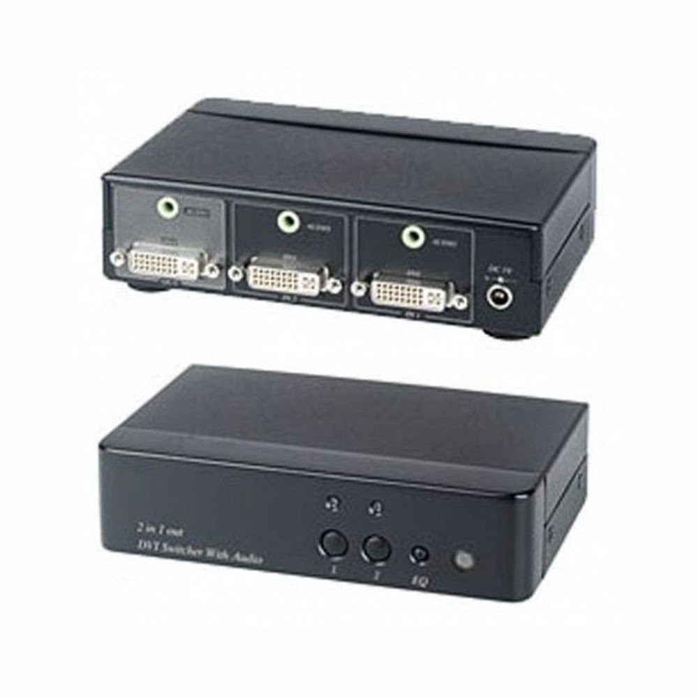 Коммутатор DVI- и стерео аудиосигналов DS02A