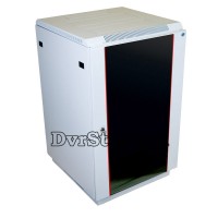 Шкаф телекоммуникационный ШТК-М-27.6.6-1ААА напольный 27U (600x600) дверь стекло