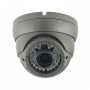 Цветная уличная купольная AHD 2.0 камера 2 Мпикс с варифокальным объективом 2,8 - 12 мм и ИК подсветкой