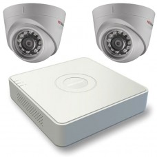 Комплект видеонаблюдения Дом-2IR IP-2Mpix с разрешением записи 2 Мпикс и ИК подсветкой до 10 метров