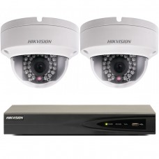 Комплект видеонаблюдения Подъезд-2IR IP-2Mpix с разрешением записи 2 Мпикс и ИК подсветкой до 30 метров