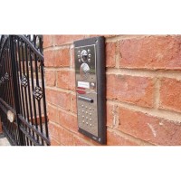 Монтаж врезной вызывной панели