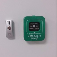 Монтаж пожарного ручного датчика